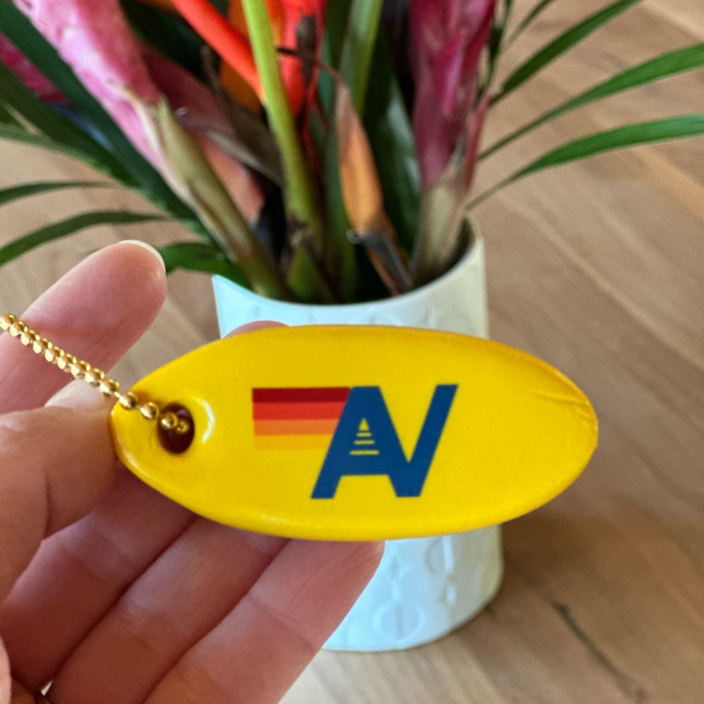 Aviator Nation floating keychain